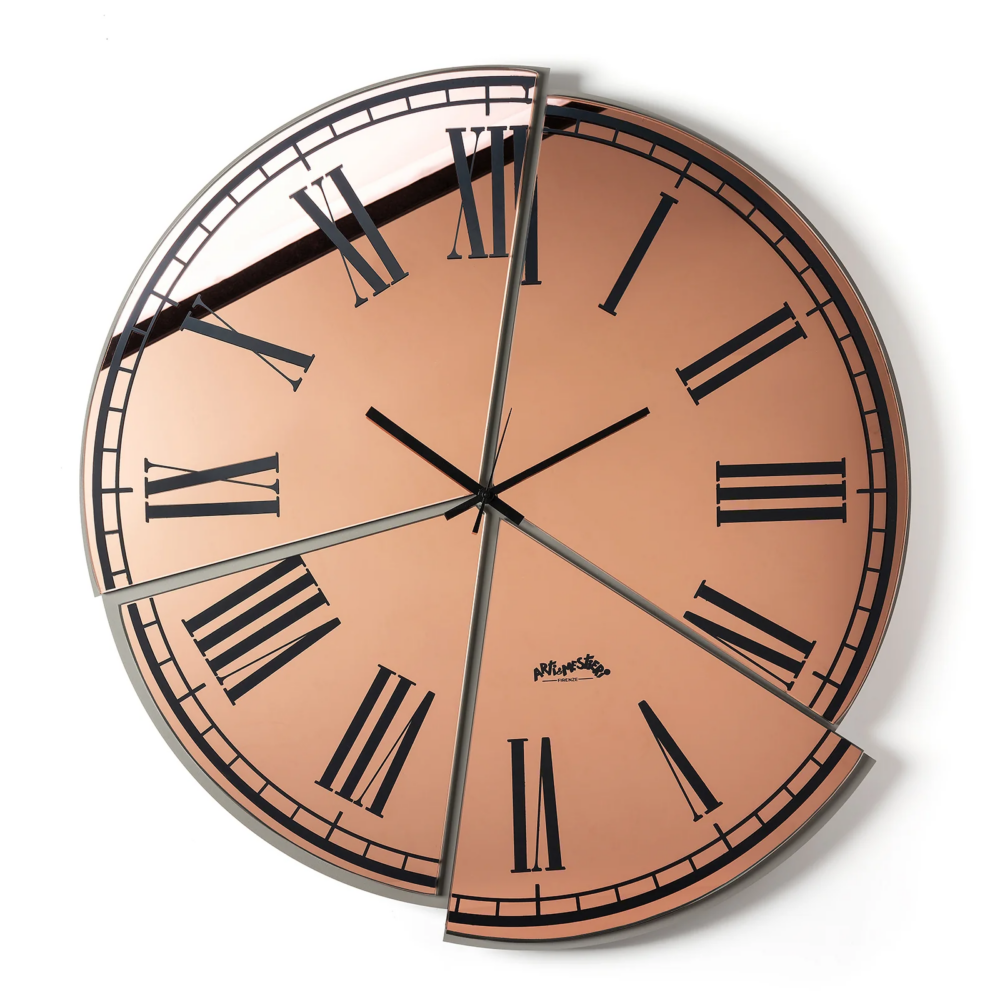 Orologio specchio da parete Kintsugi - Arti & Mestieri