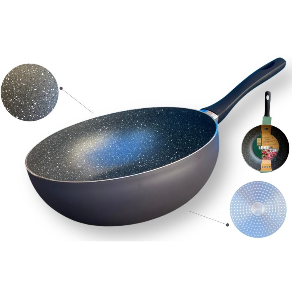 Wok Natural induzione 24 cm Carpiceci