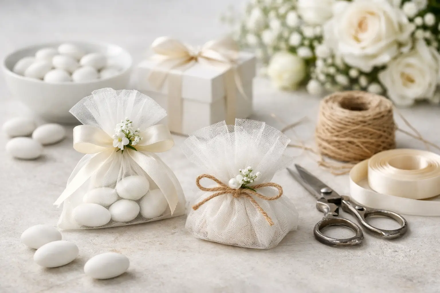 Come confezionare confetti matrimonio con stile
