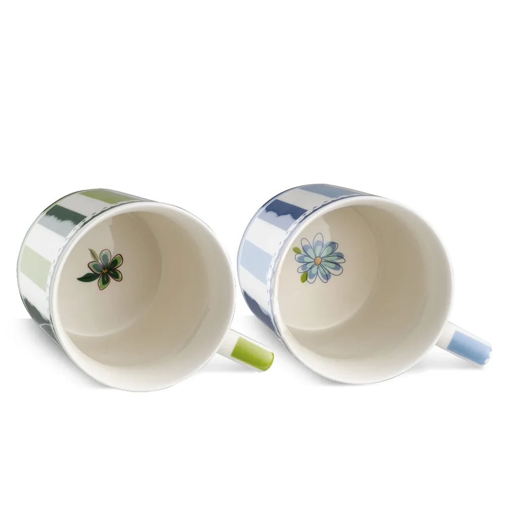 Set 2 mug Notting Hill blu e verde – Bomboniera Egan Collezione 2027 - immagine 2