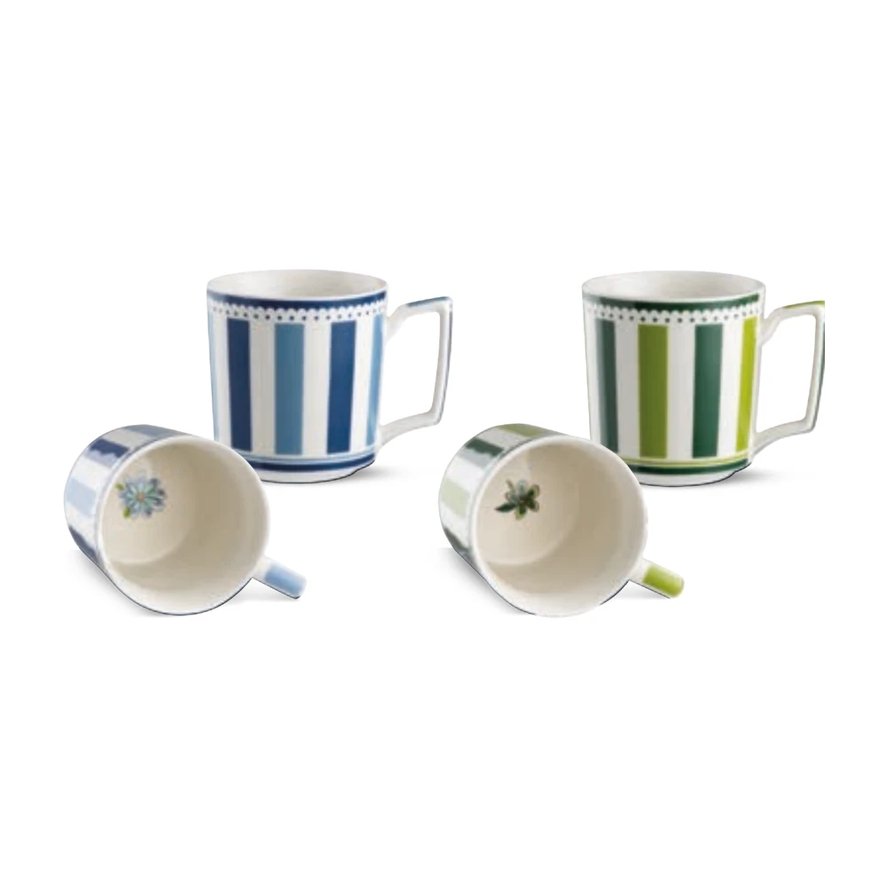 Set 2 mug Notting Hill blu e verde – Bomboniera Egan Collezione 2027